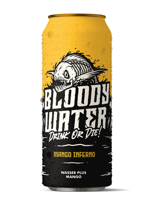 Tafelwasser PLUS - Mango Inferno - in Dosen 24 x 500ml